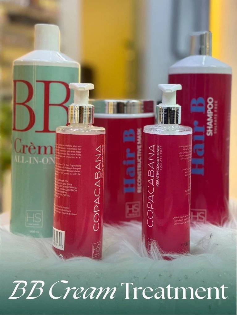 Copacabana BB Cream keratin hair treatment at Azema Ladies Salon