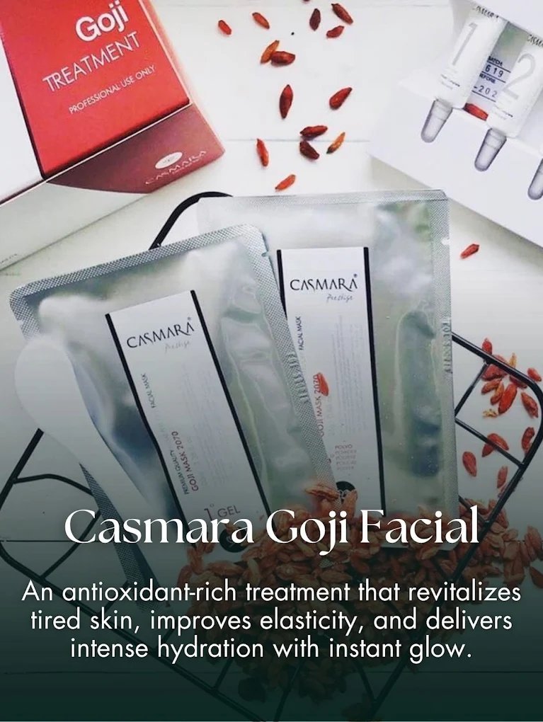 Casmara Goji antioxidant facial treatment at Azema Ladies Salon