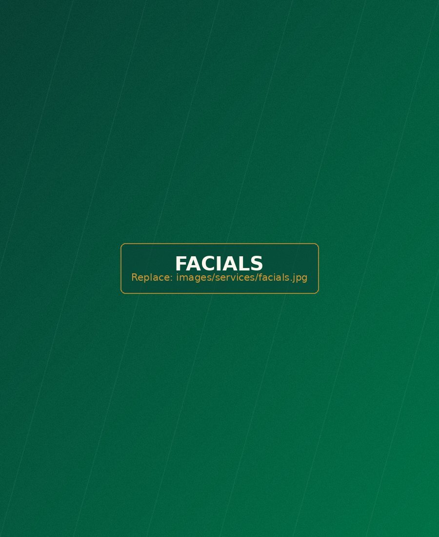 Facial treatment room at Azema Ladies Salon